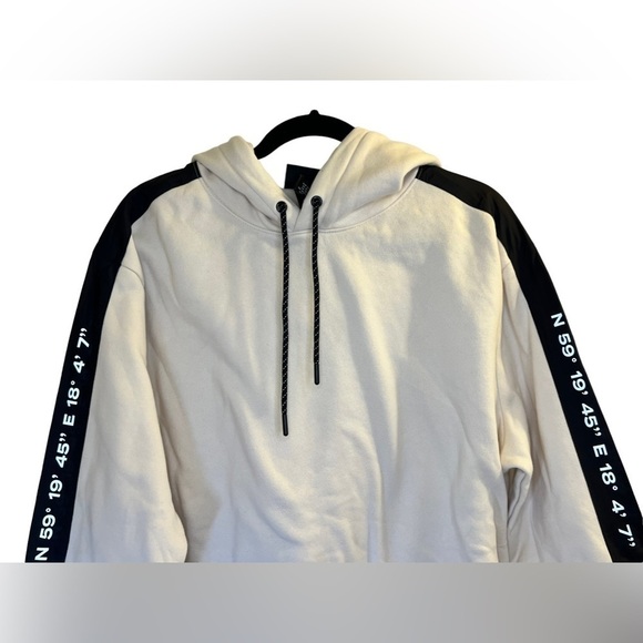 H&M Men’s Hoodie XL Cream - Picture 2 of 12